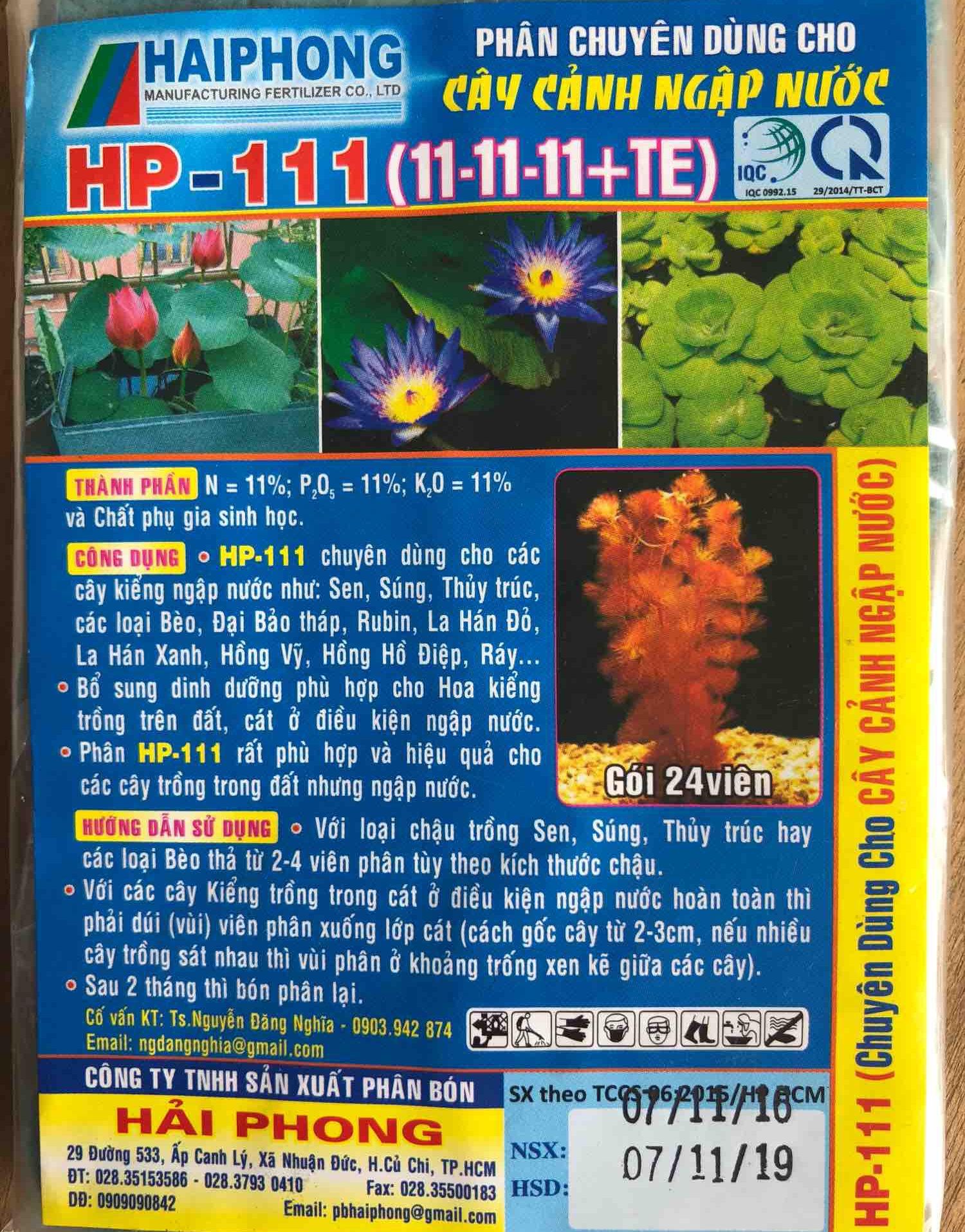 [Chính hãng] Phân bón hoa sen, hoa súng, cây trầu bà, cây thuỷ sinh - KHÔNG CHẾT CÁ TRONG HỒ