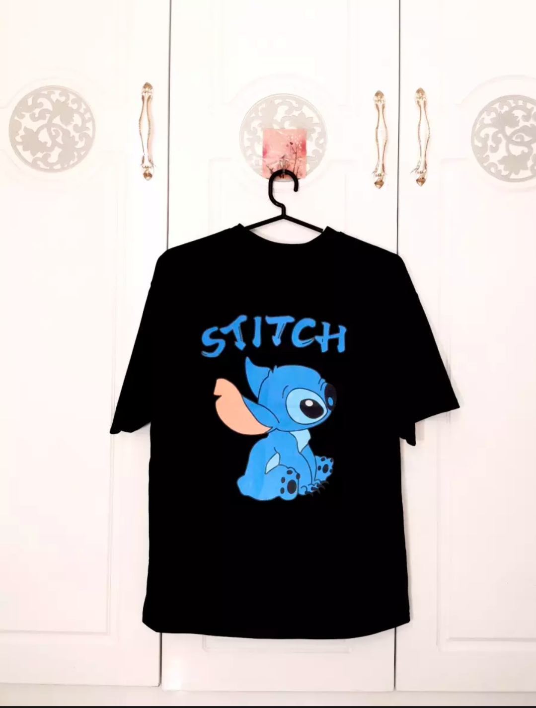 [HCM]Áo Thun Nam Nữ Form Rộng In Hình STITCH độc đẹp Vải Dày Mịn Thiết Kế Thời Trang Đường May Sắc Sảo