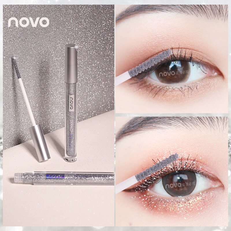 Mascara NOVO Diamond nhũ kim tuyến cho đôi mắt long lanh