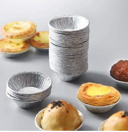 Set 250 bát giấy bạc nướng bánh, nướng hàu