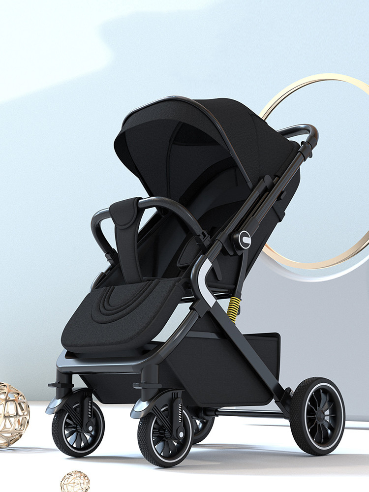 Xe đẩy em bé 2 chiều 3 tư thế  Baby gấp gọn thành vali kéo tiện lợi với khoang nằm RỘNG phù hợp với sự phát triển của bé