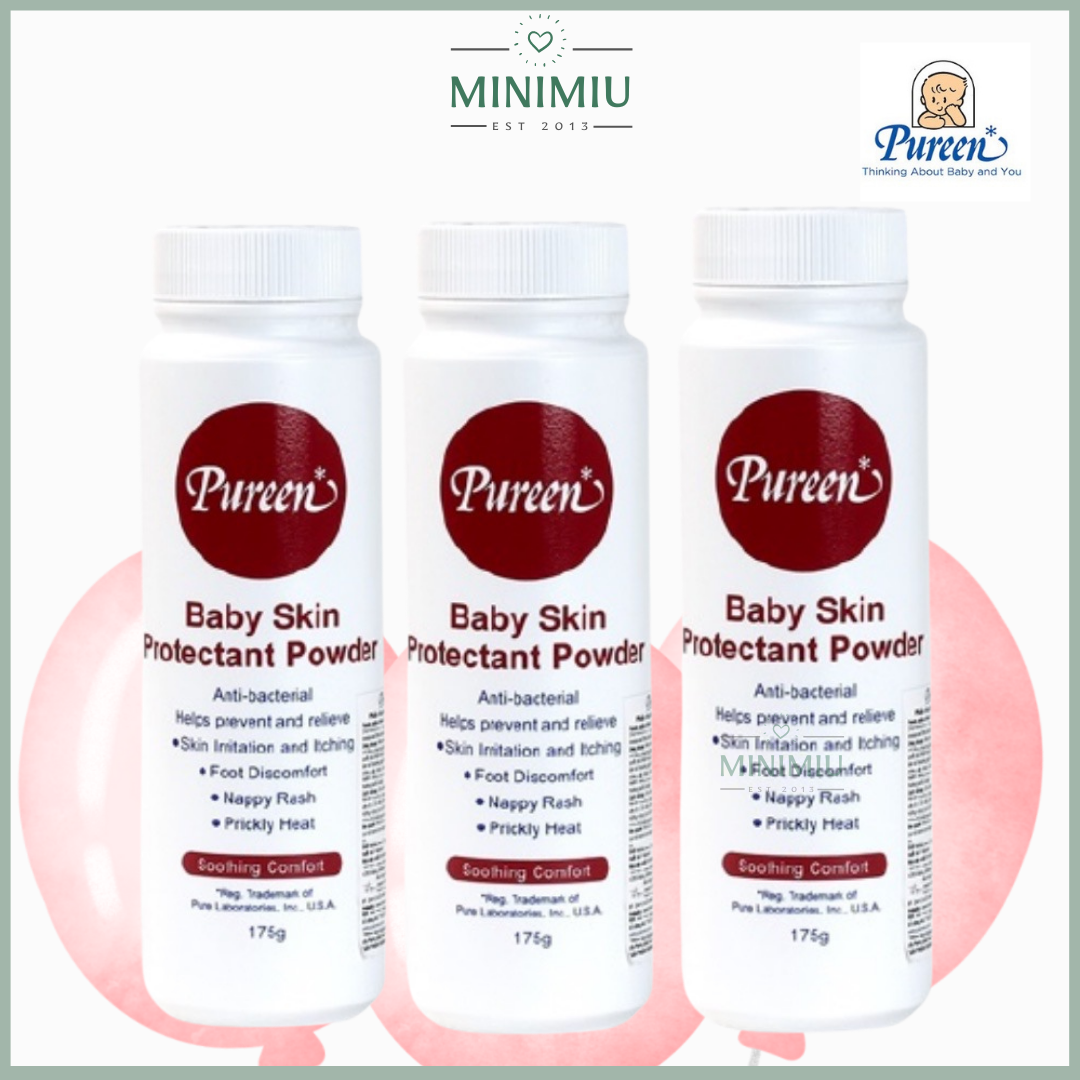 Phấn rôm cho bé pureen baby skin protectant powder 175g/ phấn rôm pureen