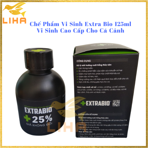 Men vi sinh extra bio 125ml - vi sinh cao cấp cho cá cảnh