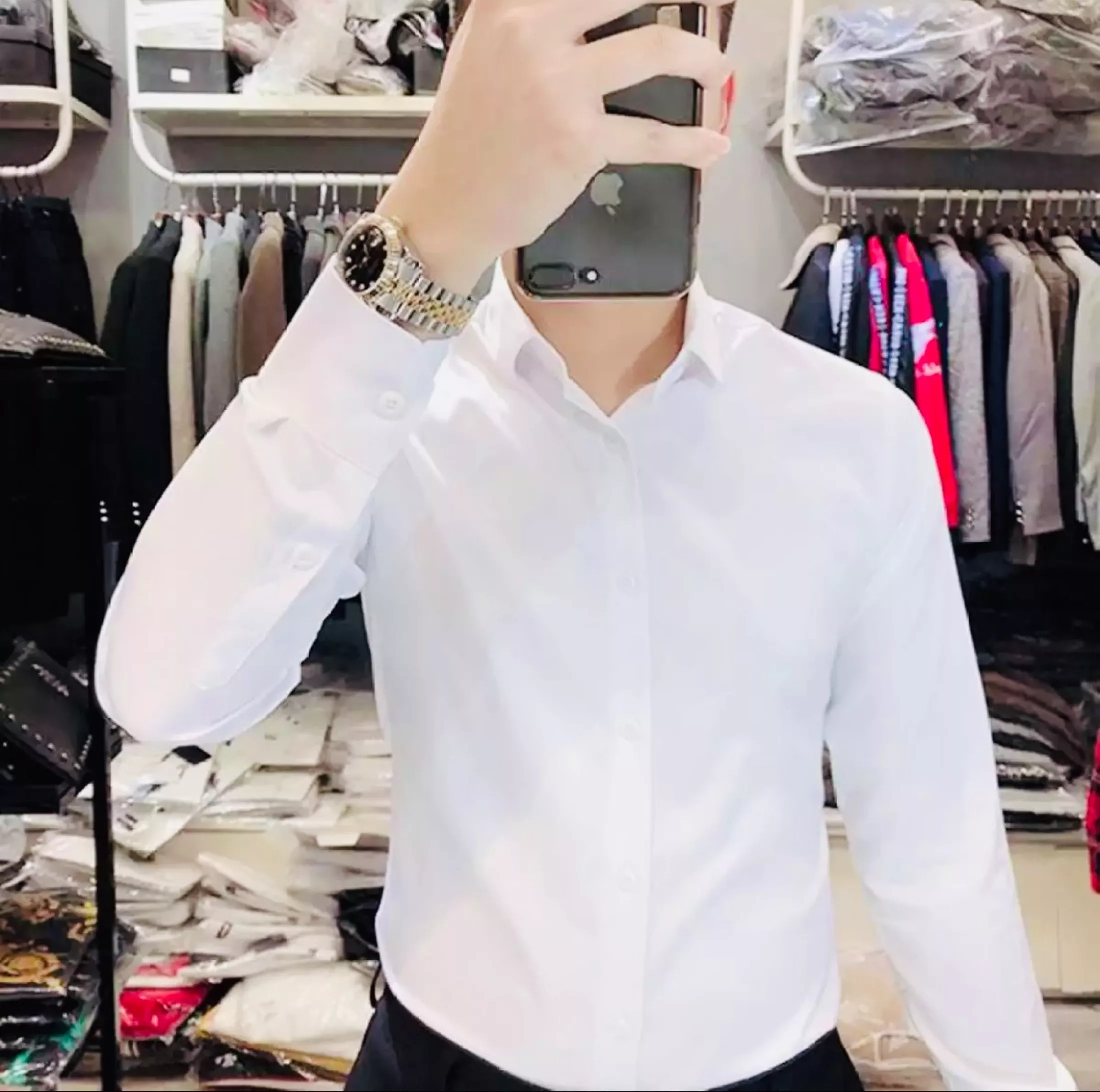[HCM]ÁO SƠ MI NAM CHỐNG NHĂN MANG PHONG CÁCH HÀN QUỐC (shop thay hình ảnh áo mới về đang siêu hot)