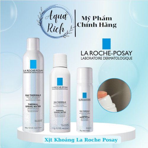 Xịt khoáng La Roche- Posay  Laroche Posay Eau Thermale Peaux Sensibles 300ml-150ml-50ml
