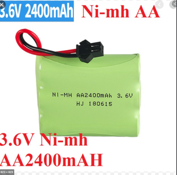 Pin 3.6v 2400mah aa pin sạc đồ chơi xe điều khiển