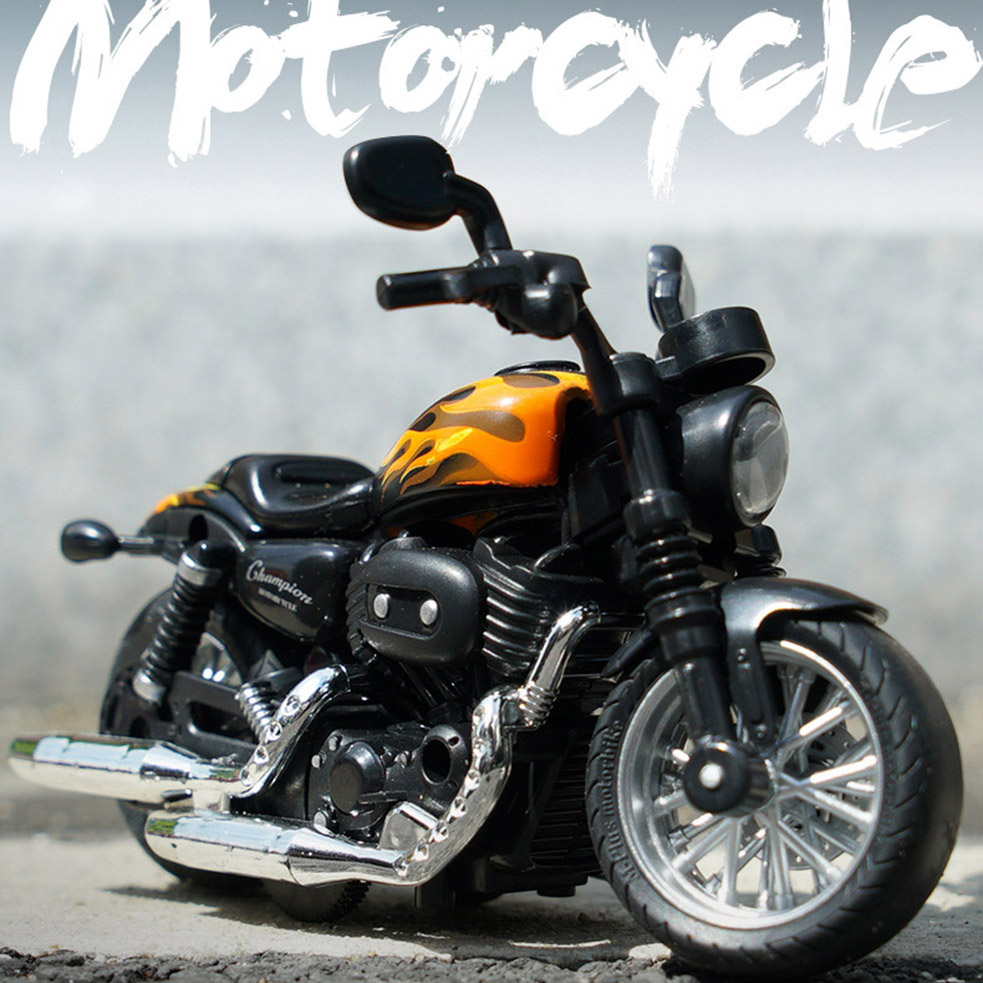 Mô hình xe Moto kim loại Harley tỷ lệ 1:14