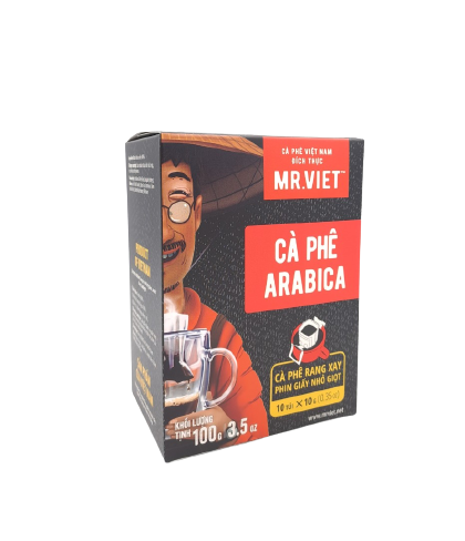 Cà phê phin giấy- cà phê Arabica  Arabica coffee -ground coffee drip