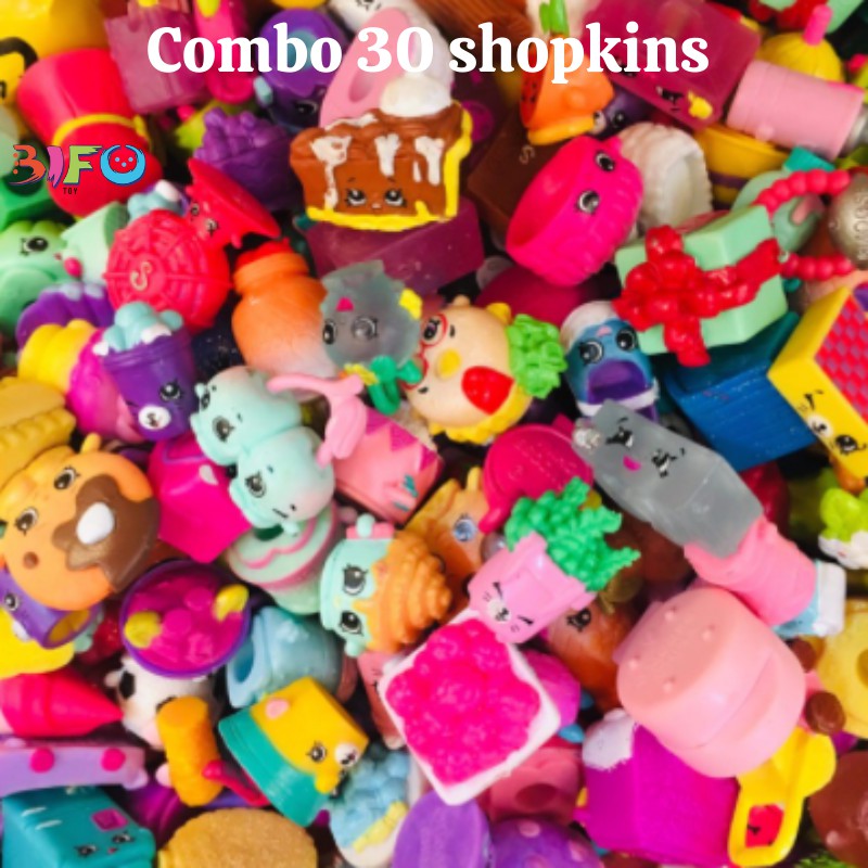 Combo 30 mẫu shopkins cho bé vui chơi thỏa thích, đồ chơi trẻ em thú vị bé thích mê
