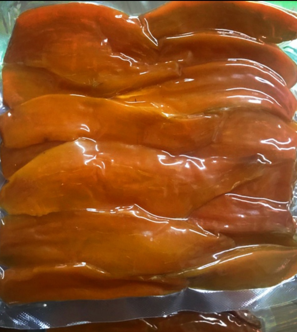 Khoai lang sấy dẻo bịch 250g ngon ngọt từ nhiên làm từ khoai mật dạng cắt lát. sam lê shop