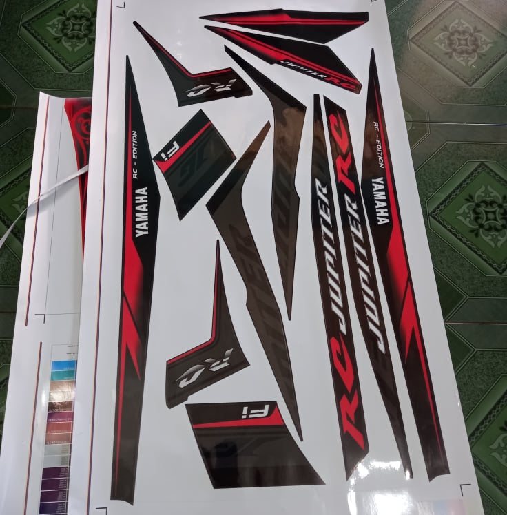 Tem rời jupiter Fi RC xe đen. ko bay màu