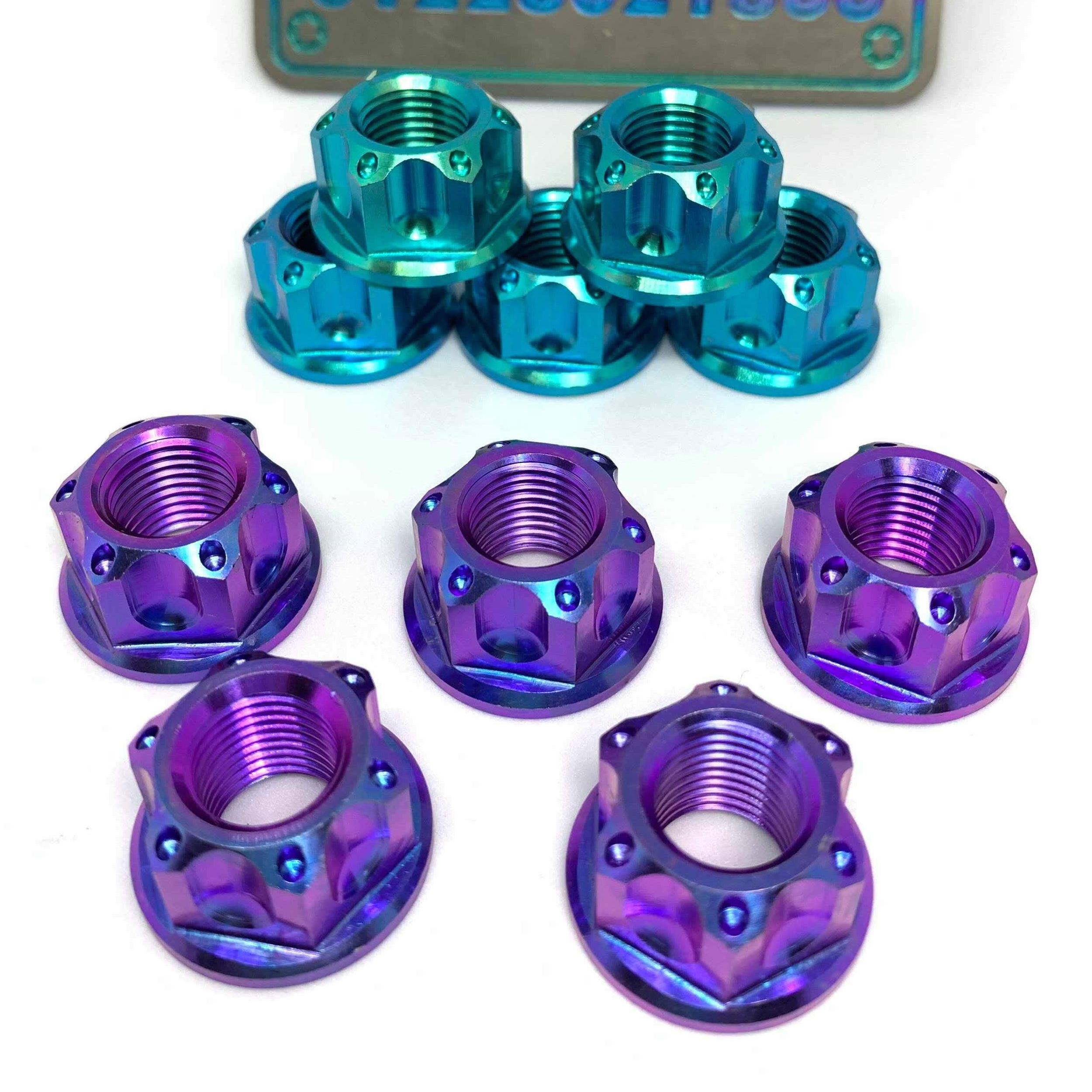Tán 12 GR5 Titanium ( giá 1 con ) gắn cốt gấp xe máy, tán cốt bánh trước sau thông dụng Honda, Yamaha, Suzuki ( trước yamaha không gắn được )