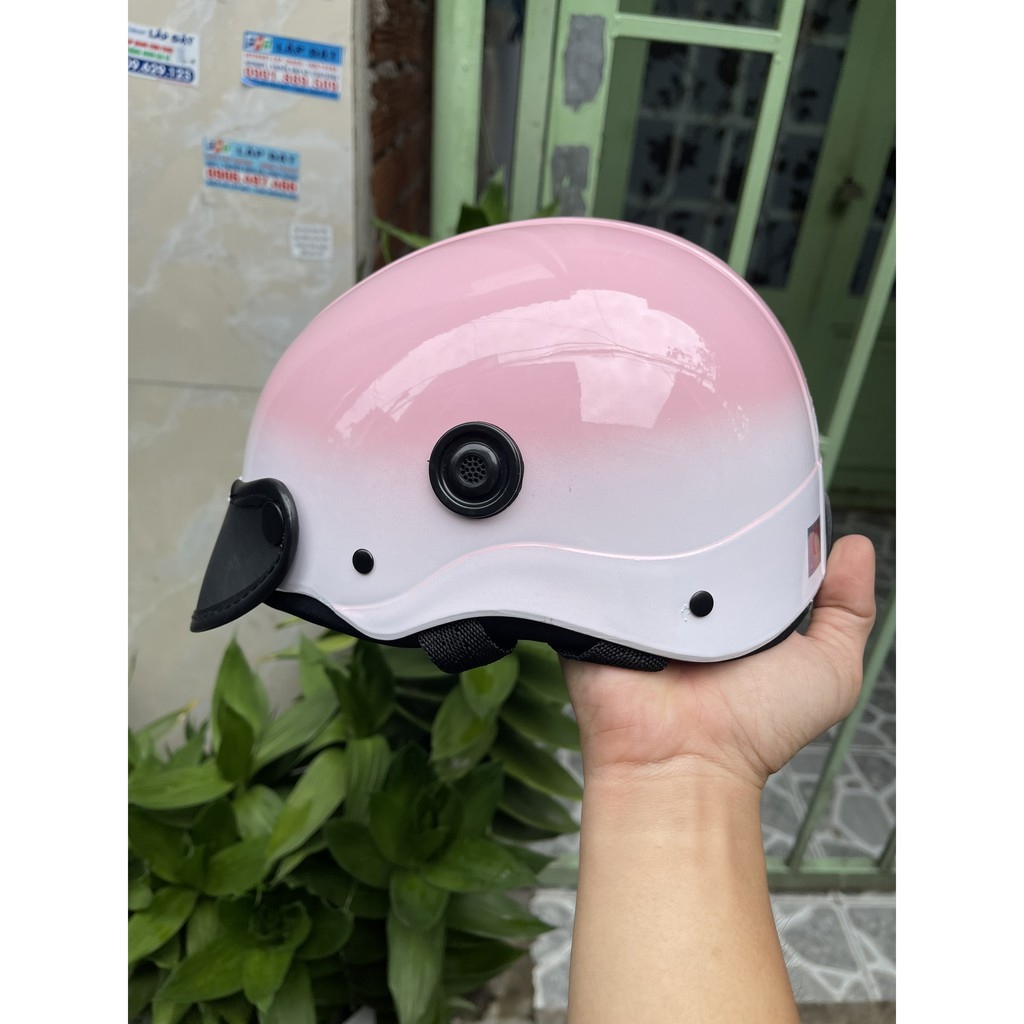 Nón bảo hiểm 2 màu nhiều hình lựa chọn