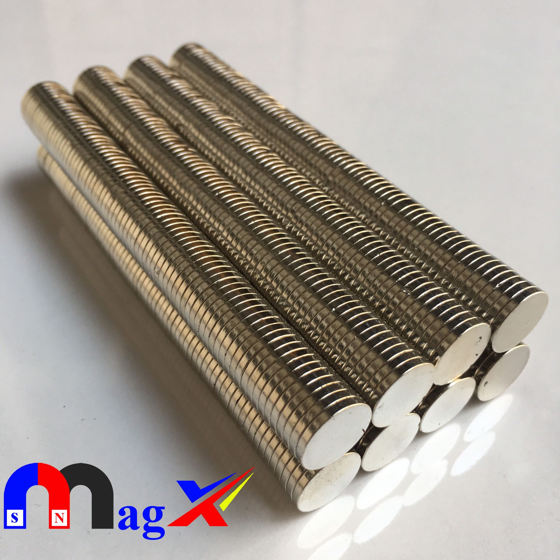 Nam châm đất hiếm ht ø10x1mm - mã n35 lực từ cực mạnh