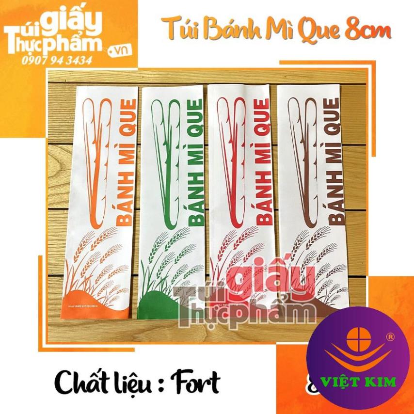 1000 túi giấy đựng bánh mì que fort 8 x 29 cm