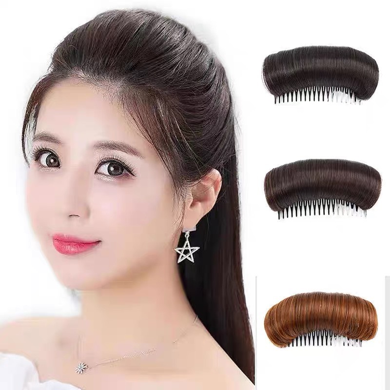 Kẹp tóc mái độn phồng cho nữ, kẹp mái phồng tóc giả
