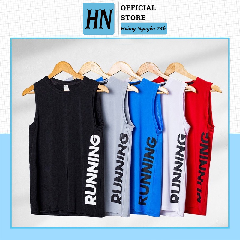 [HCM]Áo Thun Thể Thao RUNNING 3 Lỗ TANKTOP Co Dãn Cực Tốt 219