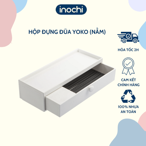 Hộp đựng đũa Yoko (loại nằm) - Dụng cụ đựng đũa, Hộp đựng dao - Thân thiện và Tiện dụng - Hàng chính hãng INOCHI - Tiêu chuẩn Nhật Bản