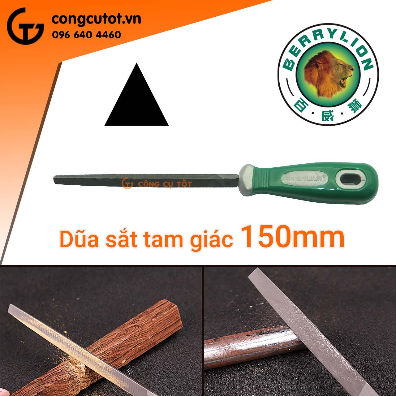 Dũa mài lưỡi cưa- Dũa tam giác Berrylion