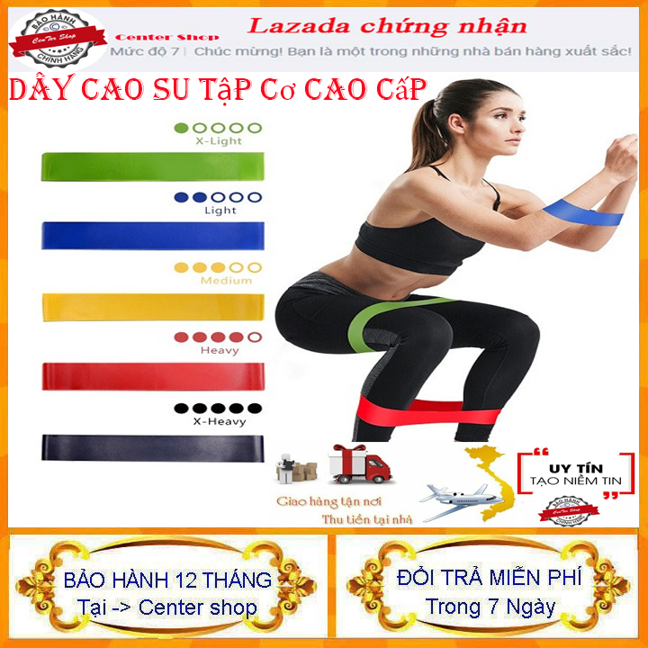 [ Siêu Hót ] Bộ 5 Dây Cao Su Đàn Hồi Tập Thể Dục, Bộ Dây Kháng Lực Cao Cấp_Dây Kháng Lực Tập Mông - Dây Cao Su Đàn Hồi Kháng Lực Chuyên Tập Cơ Mông. Cơ Tay Cơ bụng....!