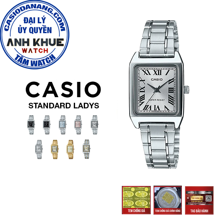 Đồng hồ nữ dây kim loại Casio Standard chính hãng Anh Khuê LTP-V007 Series