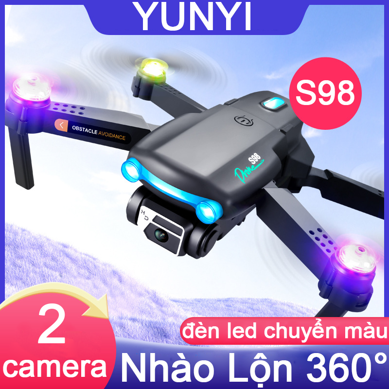 Flycam có camera 4k giá rẻ S98,máy bay điều khiển từ xa 4 cánh