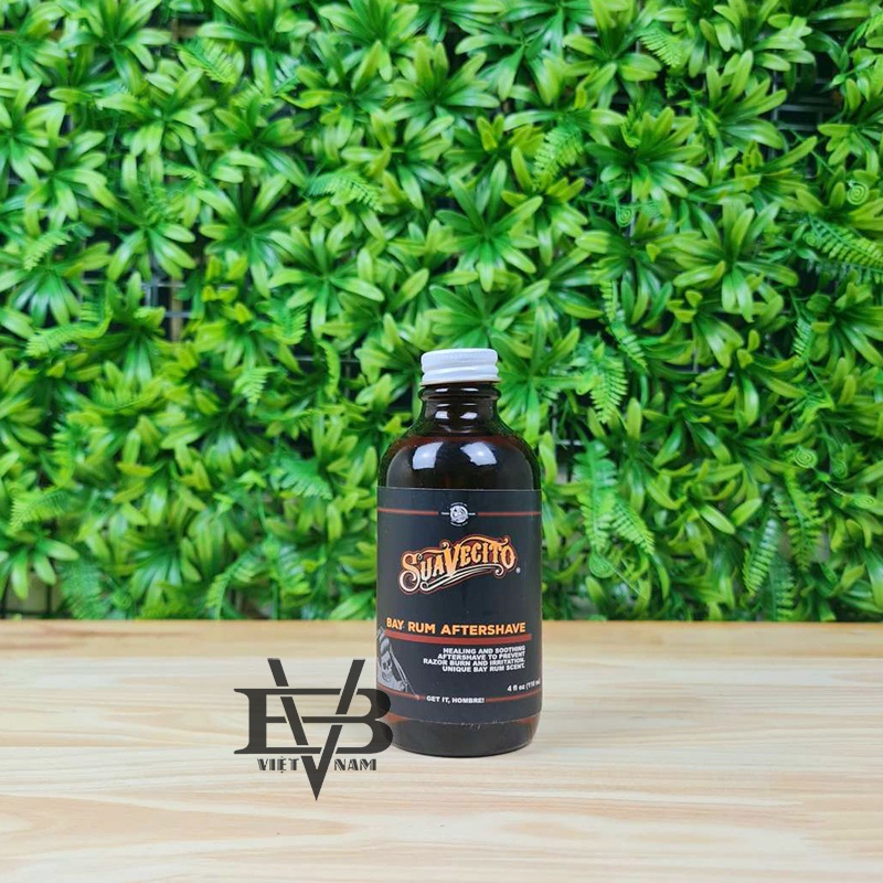 Dưỡng Da Sau Cạo Râu Suavecito Bay Rum Aftershave 118ml cao cấp Mỹ