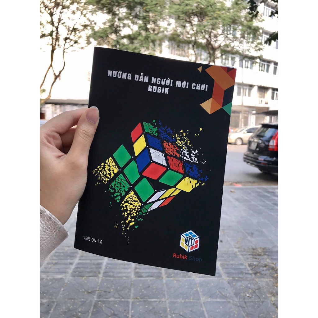 [Hoàn tiền 10%]Thẻ hướng dẫn giải rubik cho người mới chơi [Version 1.0]