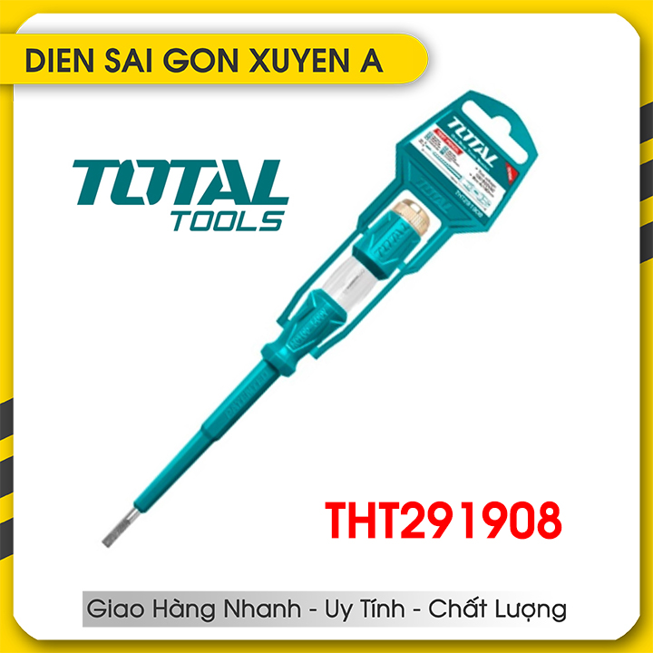 BÚT THỬ ĐIỆN 190MM TOTAL THT291908- phân phối bởi ĐIỆN SÀI GÒN XUYÊN Á