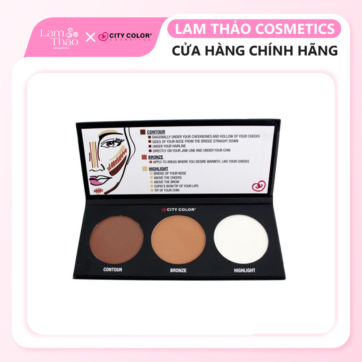 Bảng Tạo Khối Và Highlight City Color Contour Palette