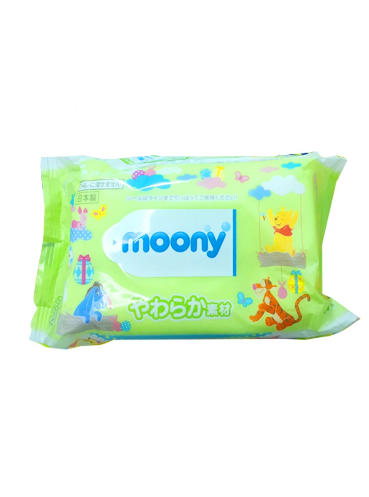 Khăn giấy ướt moony 80 miếng