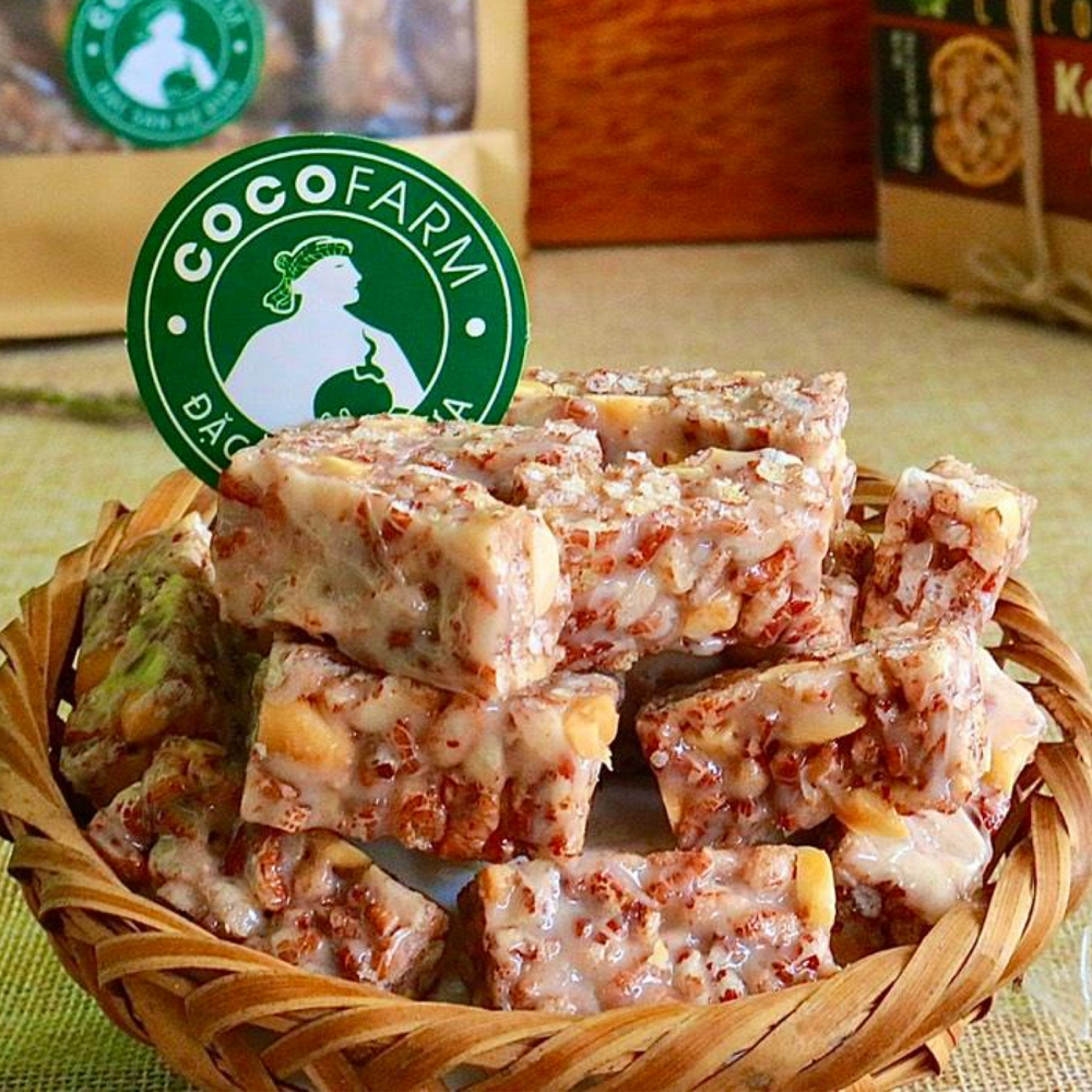 Kẹo Dừa Gạo Lứt Cocofarm ít đường