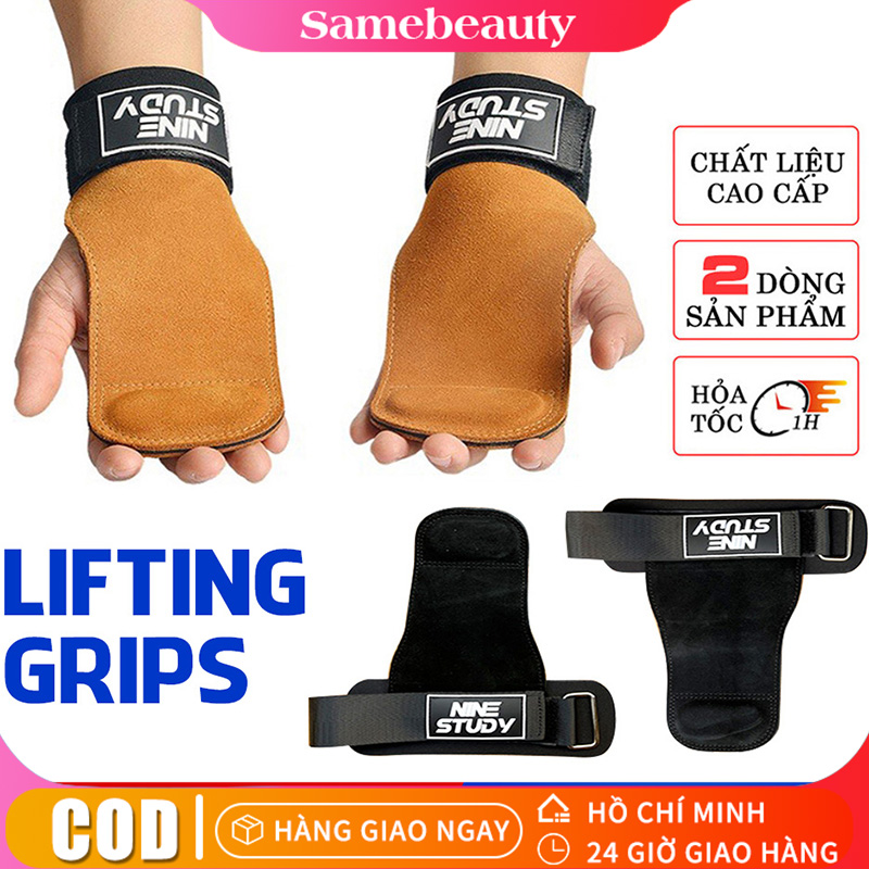 Mới Găng Tay Tập GYM Dây kéo lưng Lifting Straps đa năng hỗ trợ tập Gym Deadlift lên xà nâng tạ