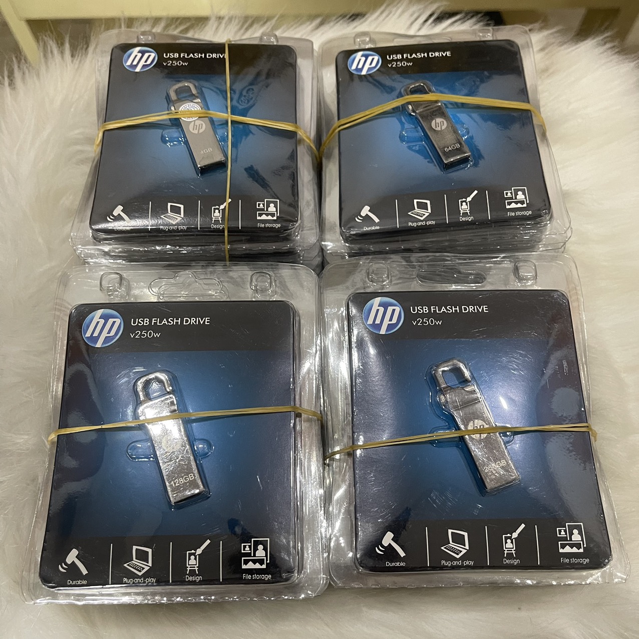 Usb hp móc khoá v250w 4gb/64gb/128gb/256gb