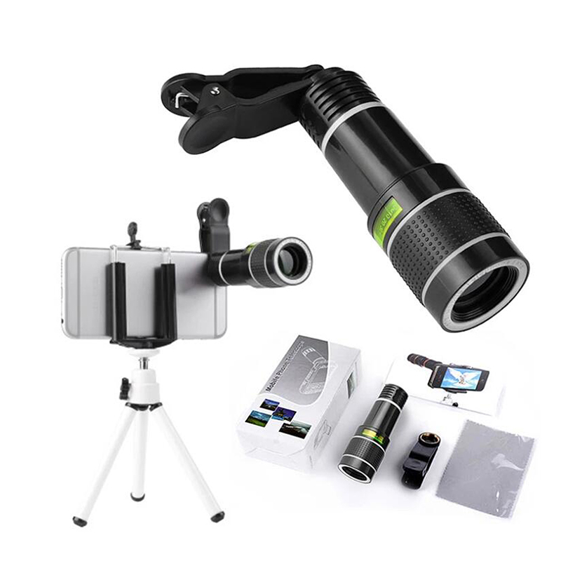 Fashion 20x Zoom HD phổ điện thoại thông minh máy ảnh quang học Telephoto Clip ống kính viễn vọng