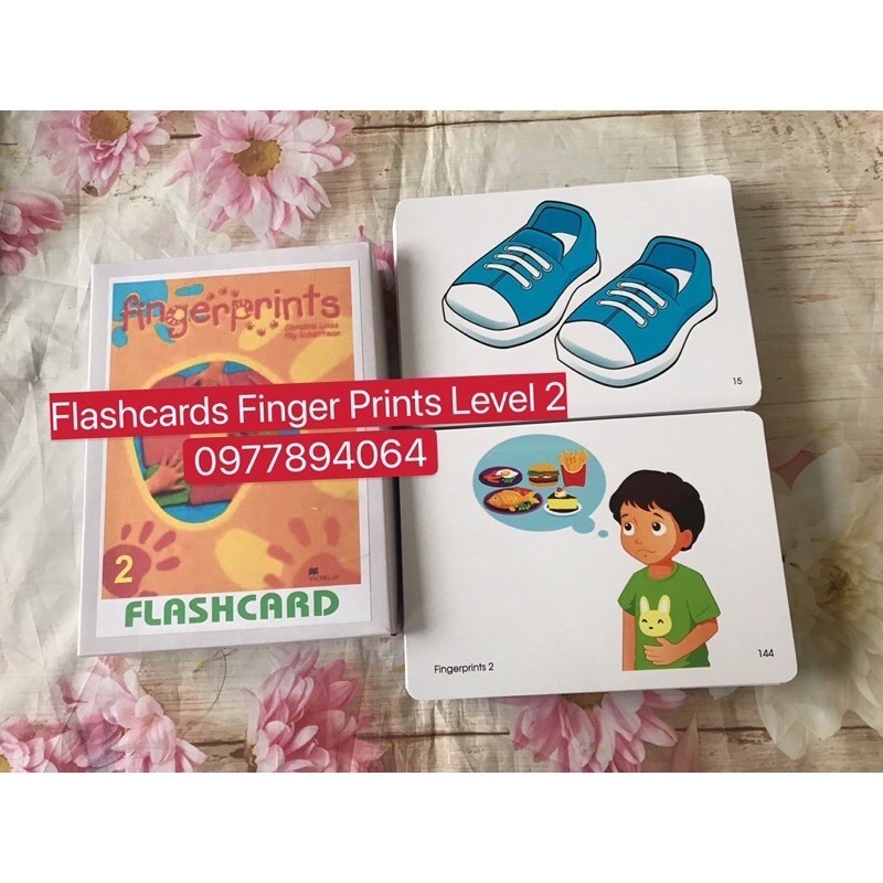 Flashcards Finger Prints Level 1-2