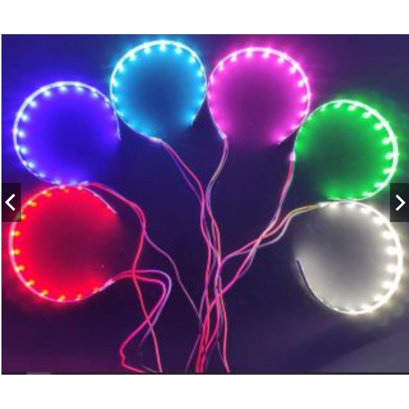 Vòng LED Mắt quỷ đủ màu dùng chế bi cầu led cho ô tô và xe máy