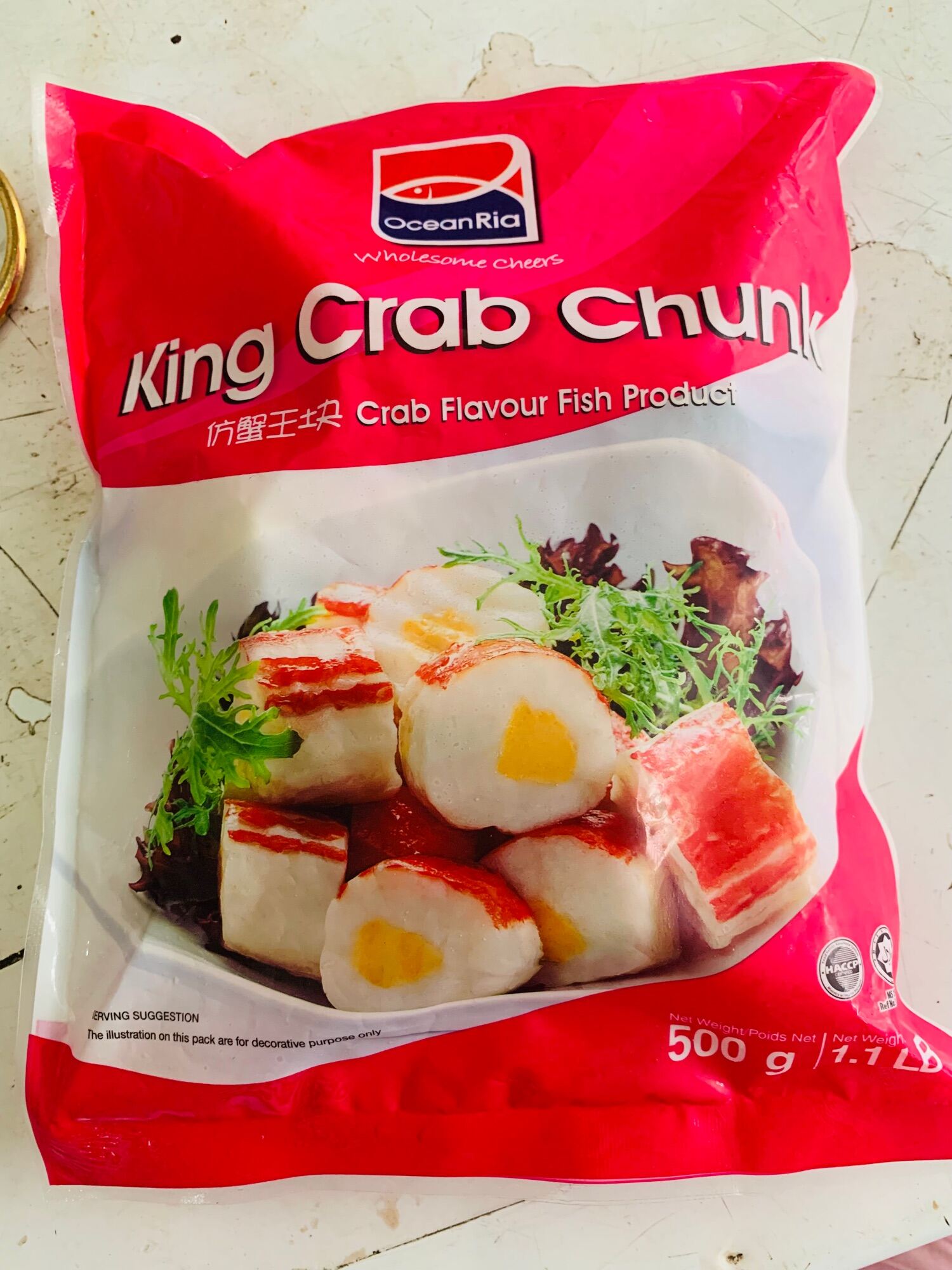 Cua hoàng đế hàng nhập 500gr