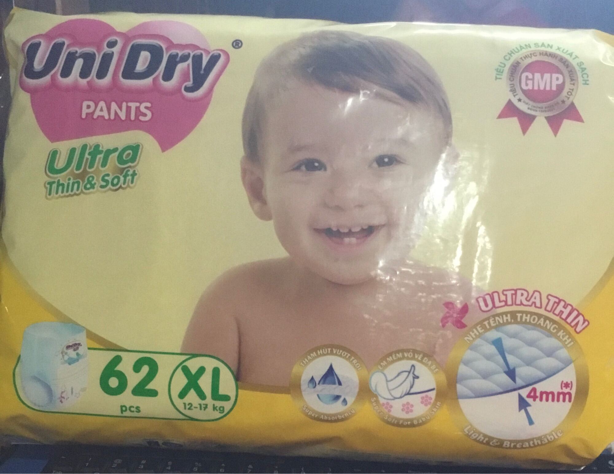 - sỉ- tã quần unidry xl62 siêu mỏng ultra thin - mẫu mới nhất - date luôn mới