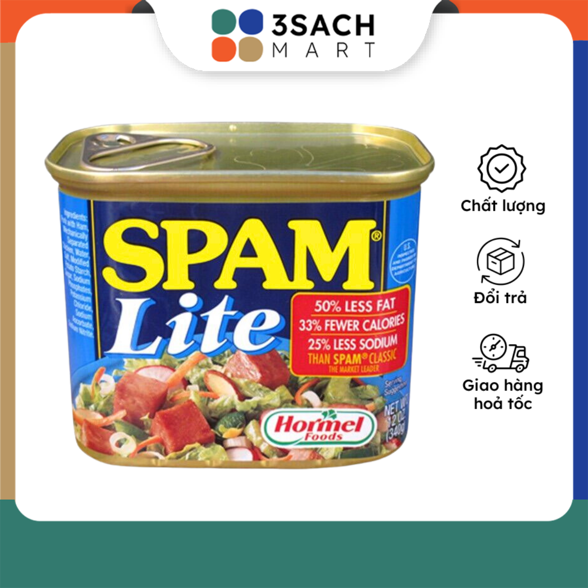Thịt Hộp Hormel Spam Lite (Hộp 340Gr)