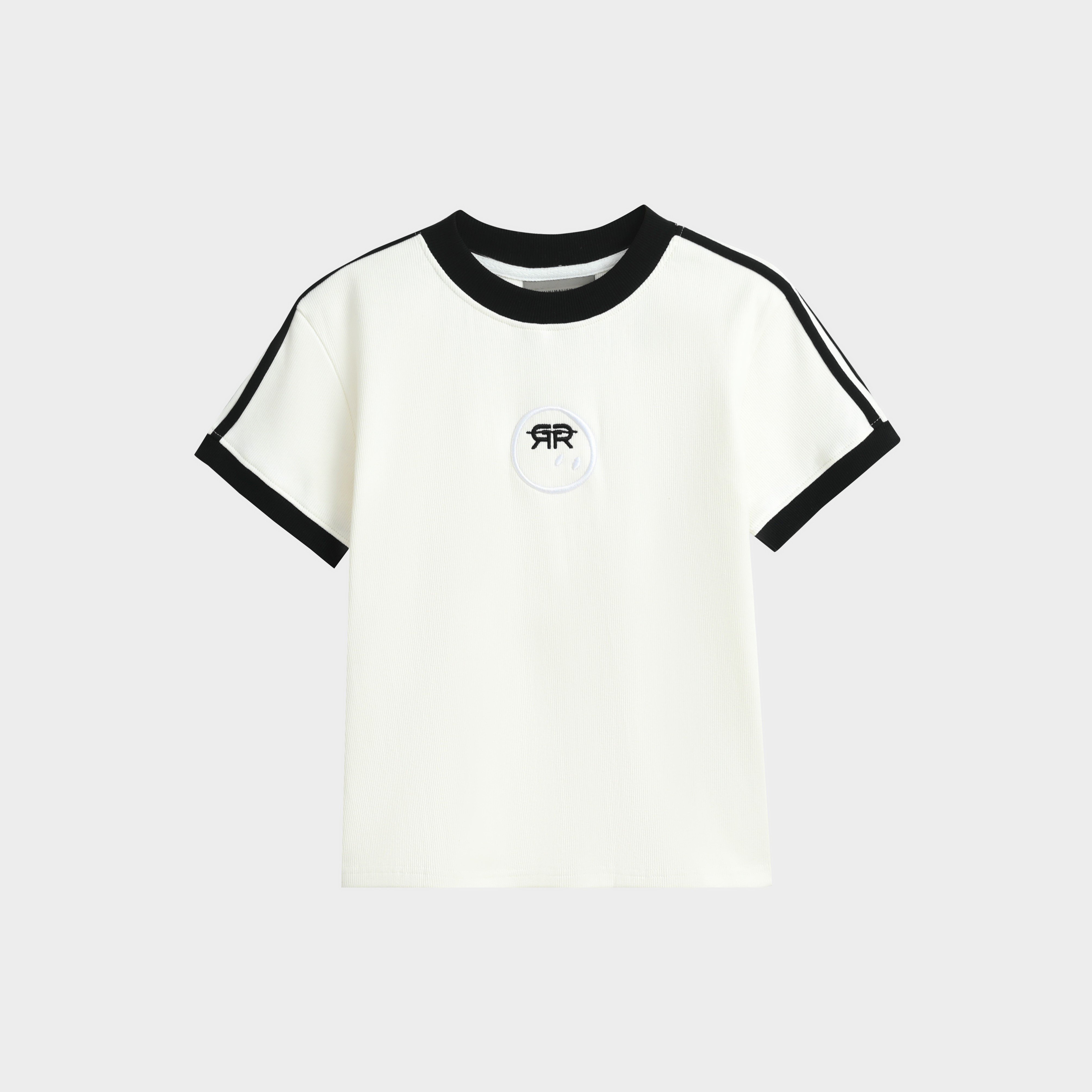 Áo Thun Baby Tee 2-stripes vải thun gân Regods