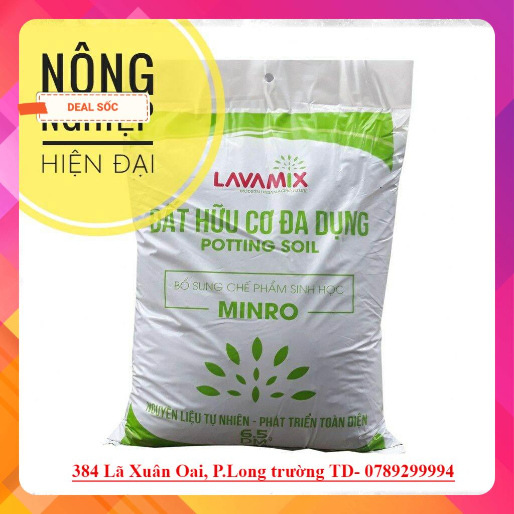 [Giao nhanh 2H]Đất sạch hữu cơ LAVIMIX (6.5 dm3~2.5-3Kg) trồng rau cây hoa kiểng cây cảnh nội thấtcây ăn trái