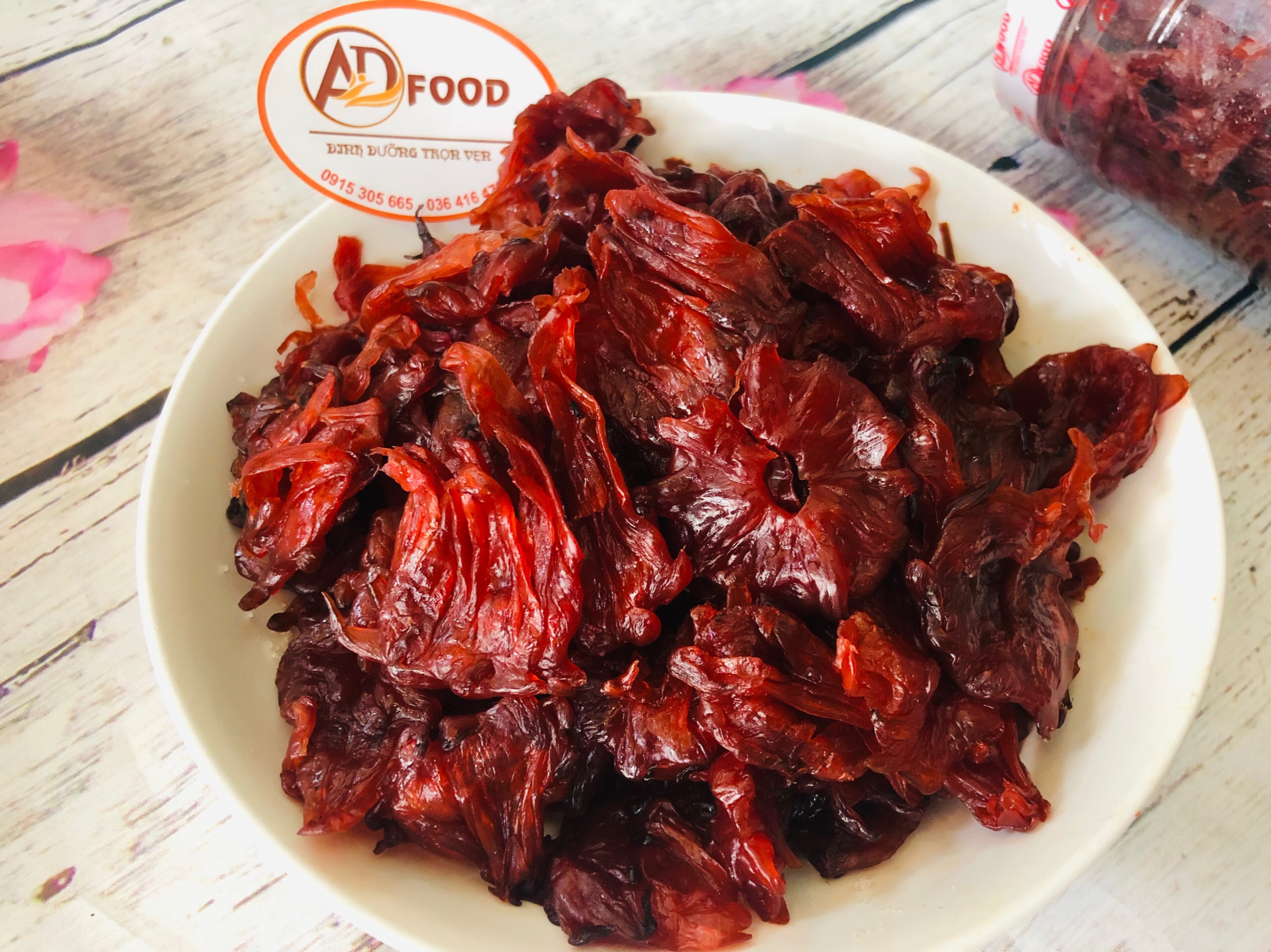 mứt hoa hồng 100gr