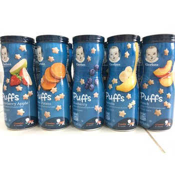 Bánh ăn dặm Gerber đủ vị date 2020