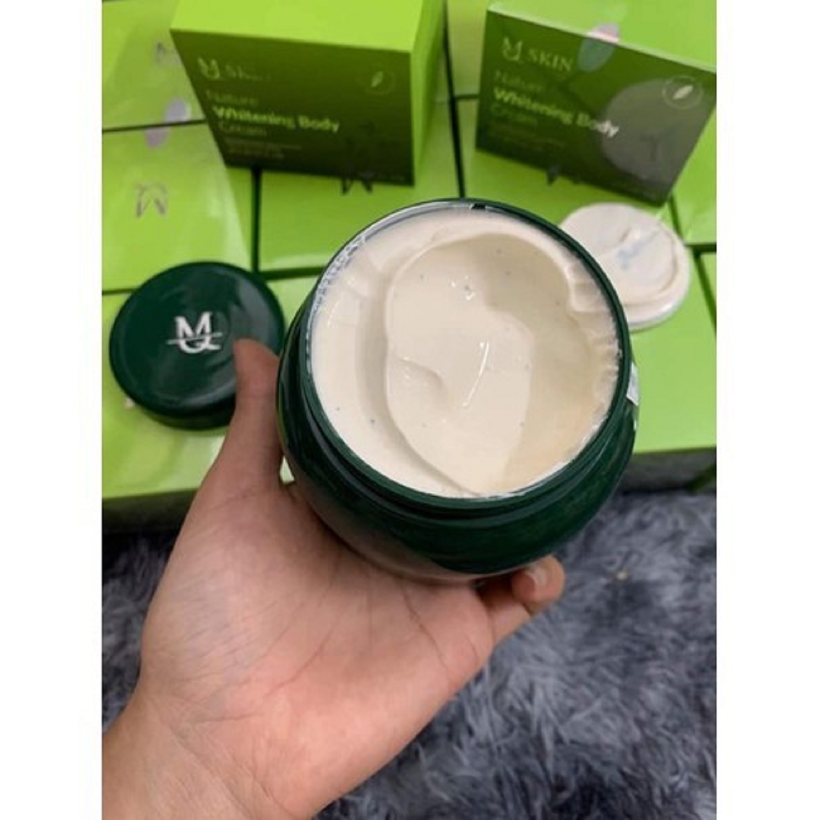 Mqskin nature whitening body cream