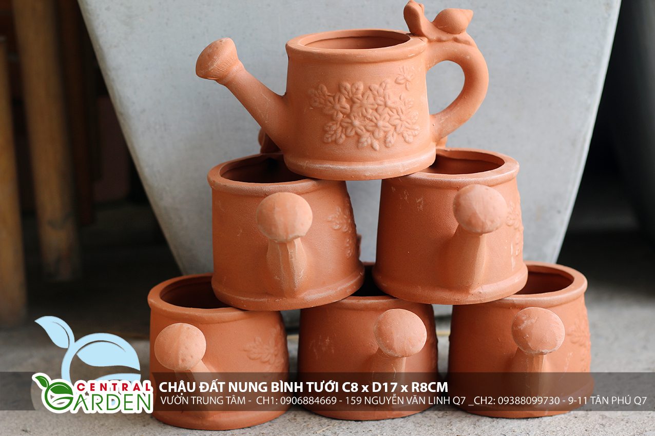 Chậu đất nung bình tưới