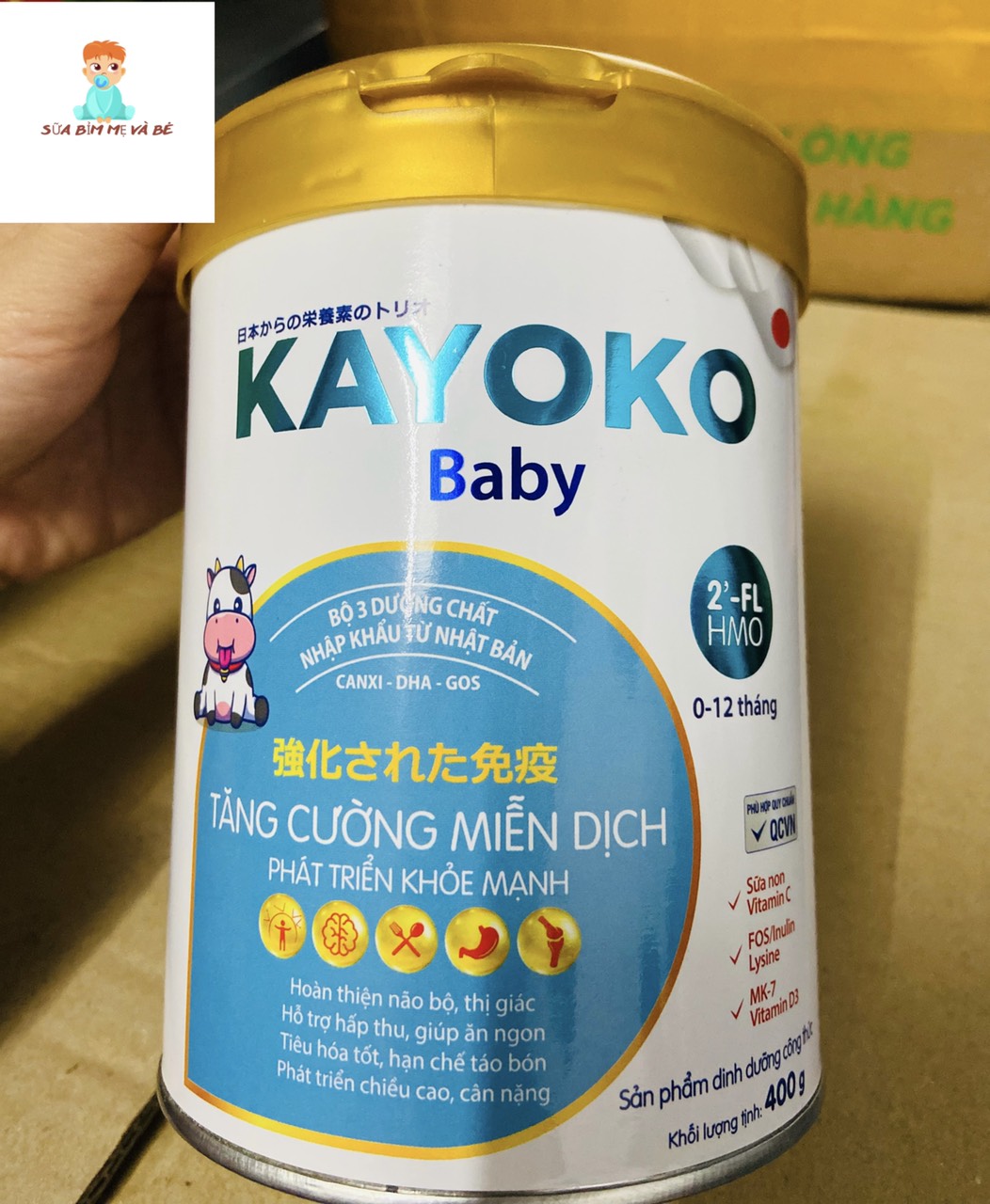(Date mới) Sữa Kayoko Baby công nghệ Nhật 400g