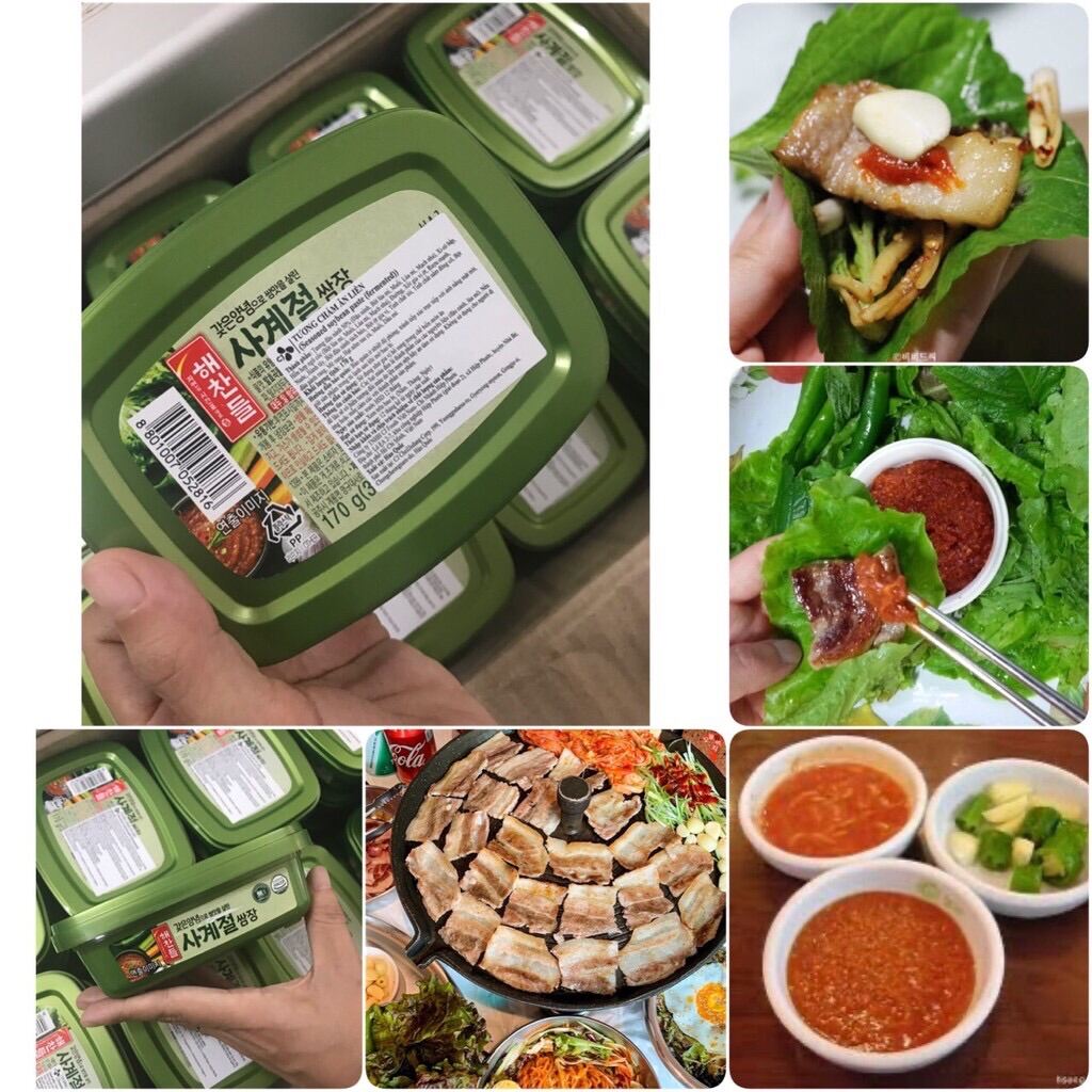 Tương đậu trộn ăn liền ssamjang hàn quốc chấm thịt nướng, thịt luộc, gỏi, hải sản 170g, 500g
