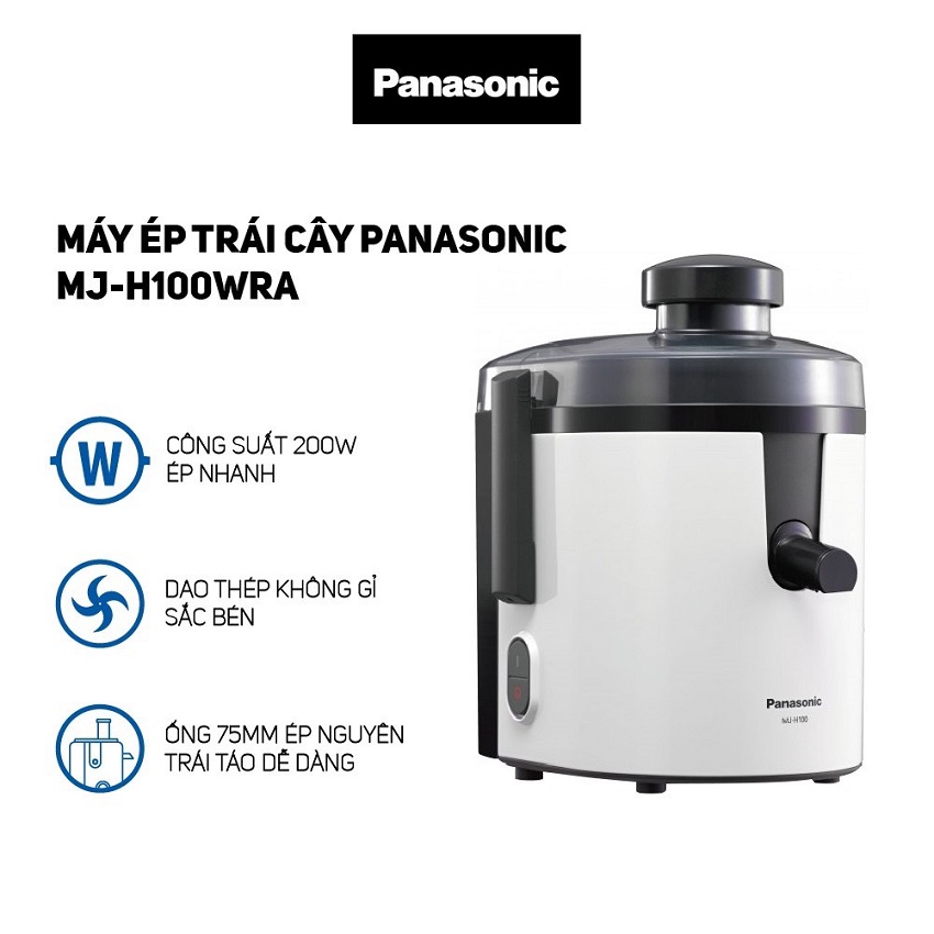 Máy ép trái cây Panasonic PAVH-MJ-H100WRA hàng chính hãng bảo hành 12 tháng trên toàn quốc