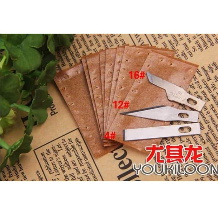 [HCM]Lưỡi dao khắc Kaisi 306 (1 bịch 10 lưỡi: mẫu số 12)